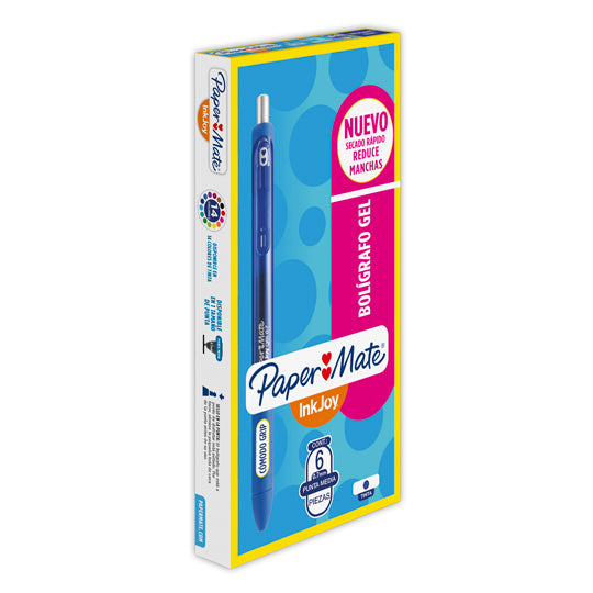 Boligrafo de Gel RT Kilometrico Punto Mediano Azul - 1 pieza