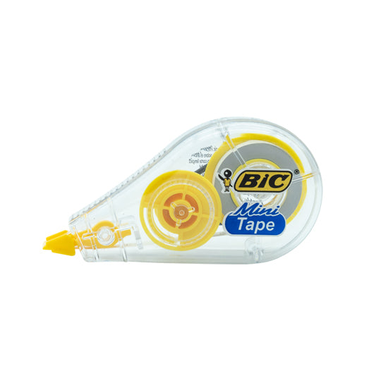 Corrector de Cinta Bic Mini Tape Fashion 6 Metros, Cuerpo Transparente - 1 Pieza
