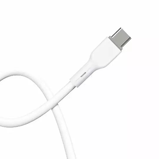 Cable USB-C a Lightning Brobotix 6006818 | 1 Metro | Carga Rápida PD | Para iPhone 5-14, iPad y AirPods con Lightning | Blanco | SKU 6006818