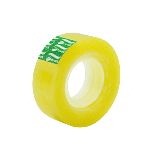 Cinta Adhesiva Devek Transparente de 12mm x 33m - 1 pieza