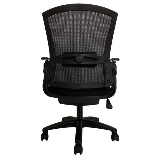 Silla ejecutiva respaldo en malla Messina ERGO color negro
