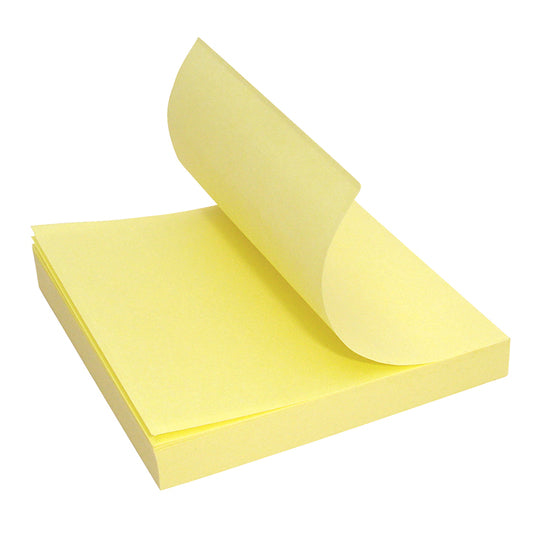 Block de Notas Adhesivas Oxford, Amarillo - Block con 100 Notas