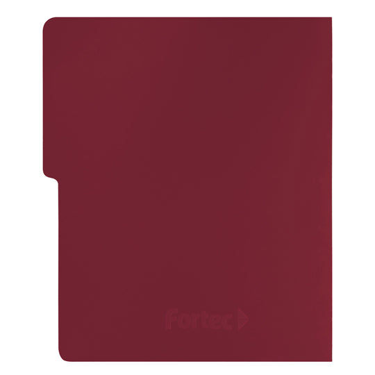 Carpeta tipo folder FORTEC pressboard broche de 8cm color caoba y tamaño carta