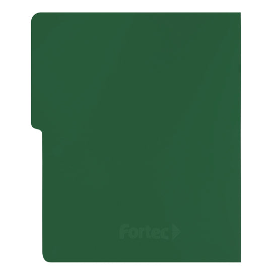 Carpeta tipo folder FORTEC pressboard con broche de 8cm color verde obscuro tamaño carta