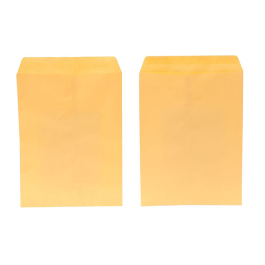 Sobre manila FORTEC solapa engomada color amarillo tamaño ExtraOficio con 50 sobres
