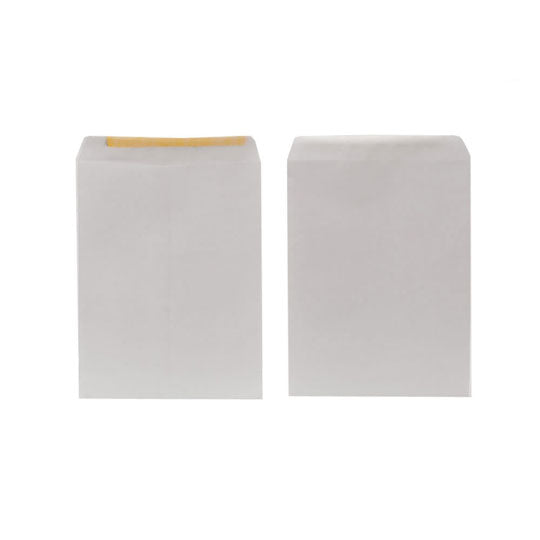 Sobre tipo bolsa FORTEC solapa engomada color blanco tamaño legal c/50 sobres