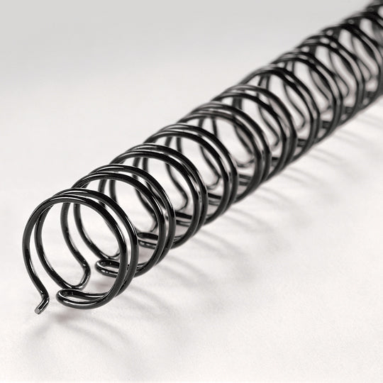 Arillos Metalicos Twin Loop 5/16" Negro - Caja con 20 Piezas