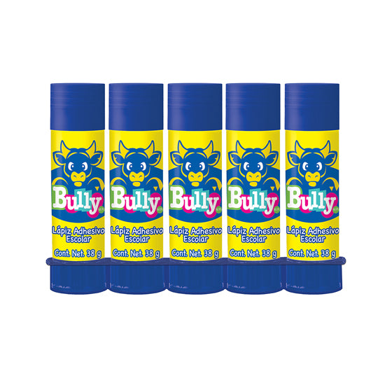 Lapiz Adhesiivo Bully de 38grs, Blanco - 1 Pieza
