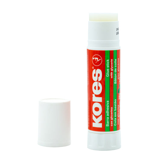 Lapiz Adhesiivo Kores de 20grs, Blanco - 1 Pieza