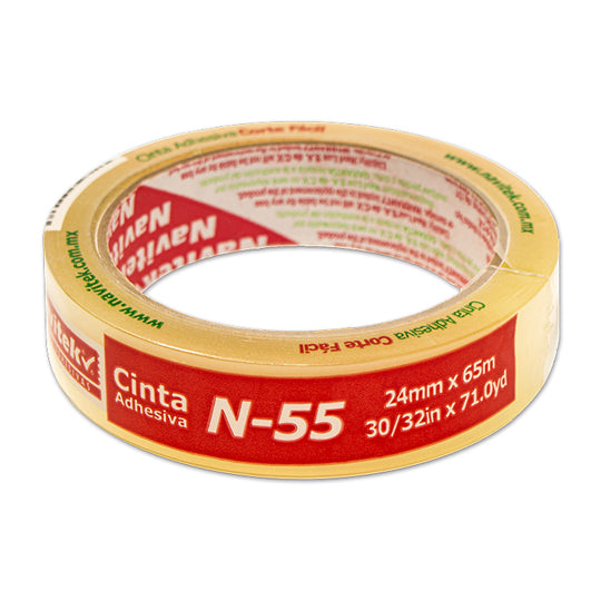 Cinta Adhesiva Navitek Transparente de 24mm x 65m - 1 pieza