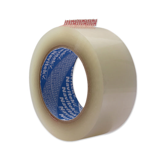 Cinta de Empaque Navitek Transparente de 48mm x 150m - Paquete con 6 piezas