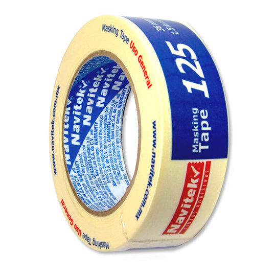 Cinta Masking Tape Navitek Janel Color Natural de 36mm x 50m - 1 Pieza