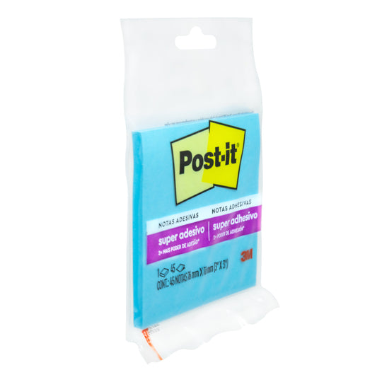 Block de Notas Adhesivas Post-it, Surtido Neón - Block con 45 Notas