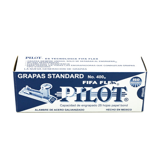 Grapas Estándar Mod.400 PILOT FIFA 26/6 (6 mm) - caja con 5040 grapas
