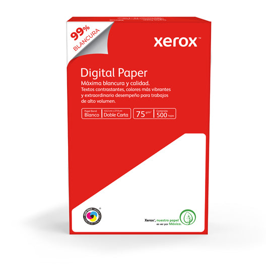Papel XEROX 003R75121 Rojo doble carta blancura 99% 75g
