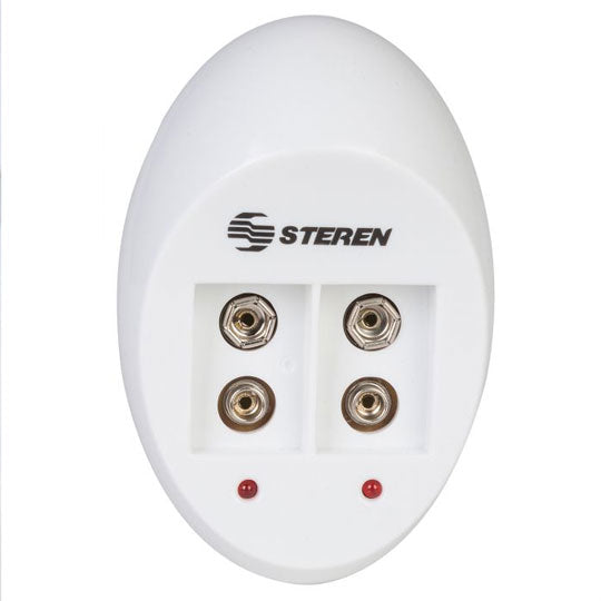 Cargador STEREN para 9v cargador + 2 9v steren