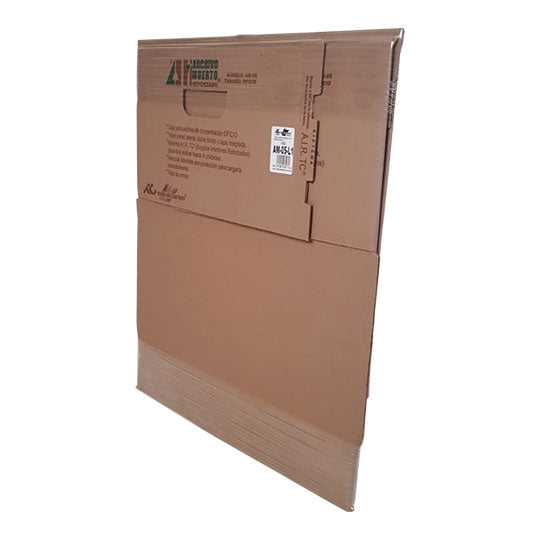 Caja de Archivo Reforzado Tamaño Oficio, Color Café - 1 Pieza