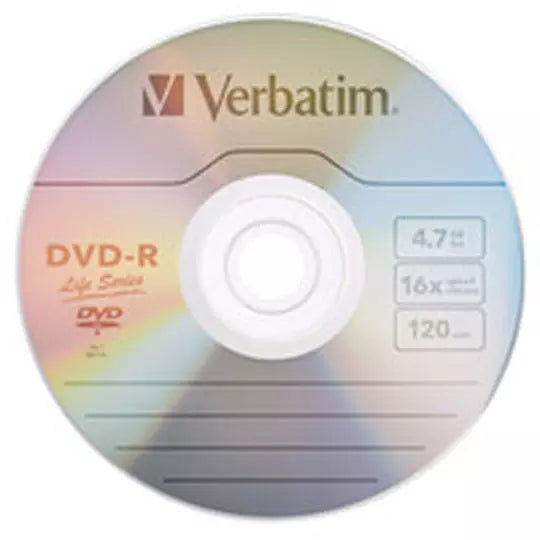 DVD-R LIFE SERIES 16X 50PK SP ST W/PR