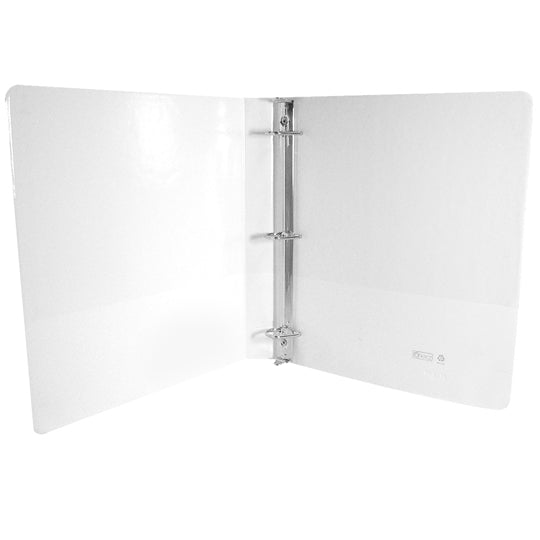 Carpeta panorámica KINERA herraje D 1 pulgada color blanco tamaño carta