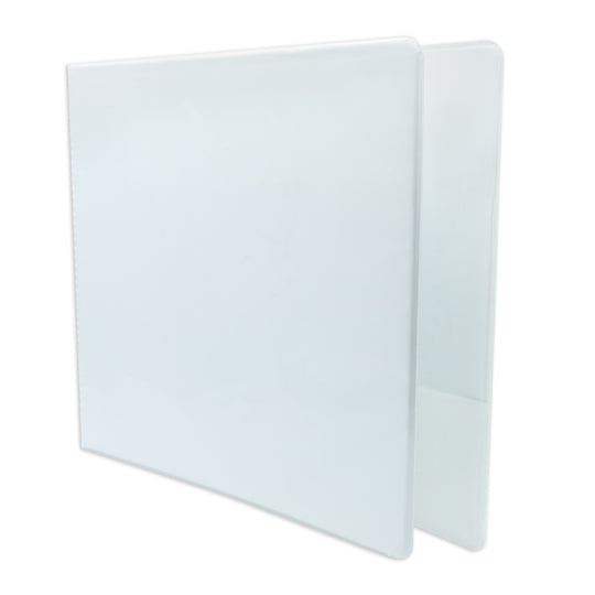 Carpeta panorámica KINERA herraje en O 3 pulgadas color blanco tamaño carta