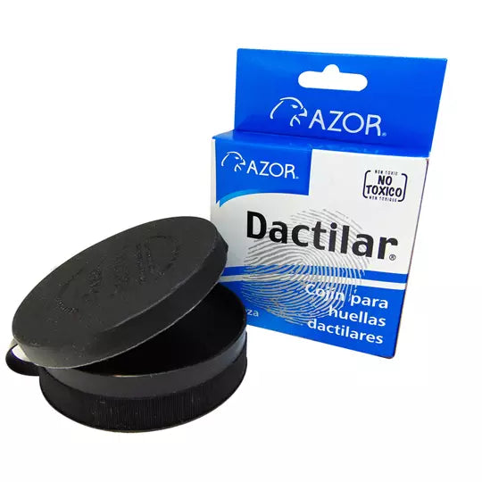 Cojín dactilar Azor color negro