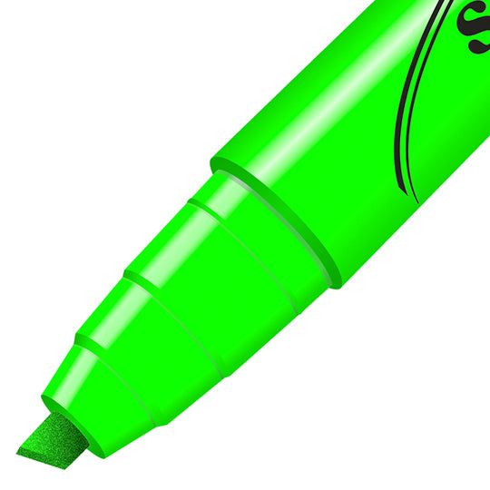 Marcatexto Subrayador Punta Cincel 6mm, Verde - 1 Pieza