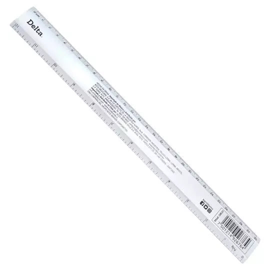 Regla metálica delta 30 cm Barrilito dealuminio