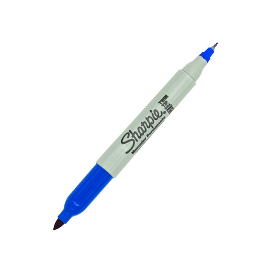 Marcador SHARPIE doble punta azul