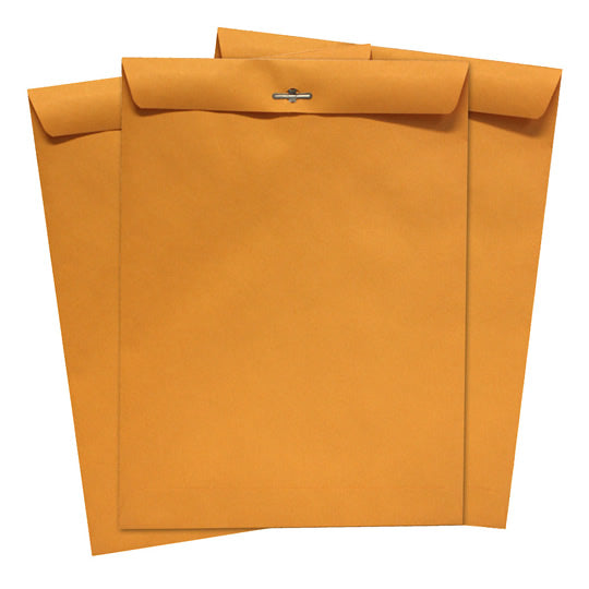 Sobre kraft AMPAD cierre de broche y engomado color amarillo crema tamaño carta