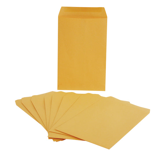 Sobre kraft AMPAD cierre engomado color amarillo kraft tamaño esquela.