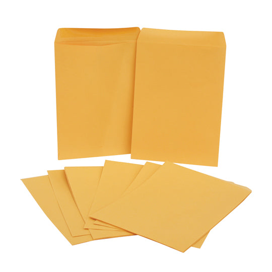 Sobre kraft AMPAD cierre engomado color amarillo kraft tamaño carta