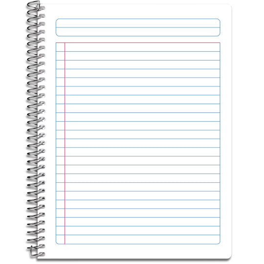 Cuaderno espiral forma francesa ESTRELLA raya 100 hojas