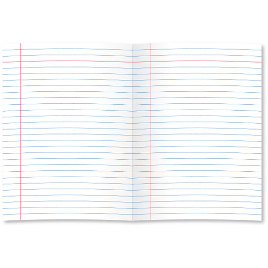 Libreta 1/4 forma francesa ESTRELLA raya 96 hojas