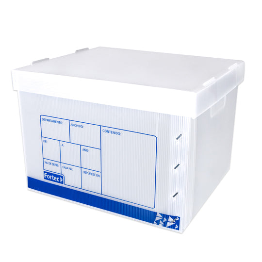 Caja de Archivo Fortec Tamaño Carta/Oficio, Color Blanco - 1 Pieza