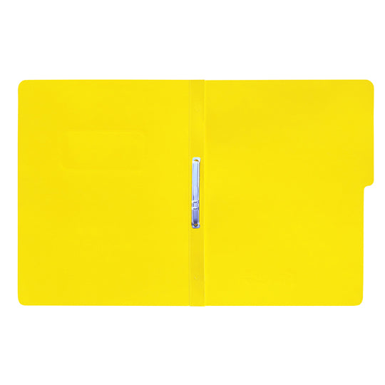 Carpeta tipo folder FORTEC pressboard con broche color amarillo tamaño carta