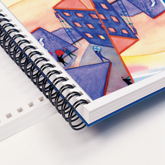 Arillos Metalicos Twin Loop 7/8" Negro - Caja con 12 Piezas