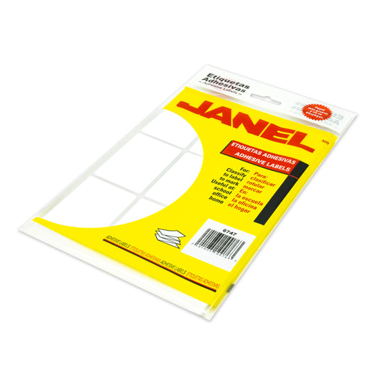 Etiqueta Adhesiva Janel Blanca No.13 de 67 x 47mm - Paquete con 180 Etiquetas
