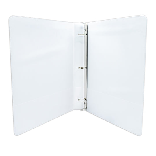 Carpeta KYMA herraje en O 1 pulgada color blanco tamaño carta