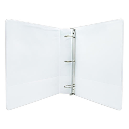 Carpeta KYMA herraje en D 1.5 pulgadas color blanco tamaño carta