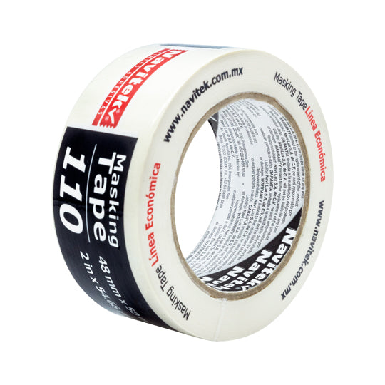 Cinta Masking Tape Navitek Color Natural de 48mm x 50m - 1 Pieza