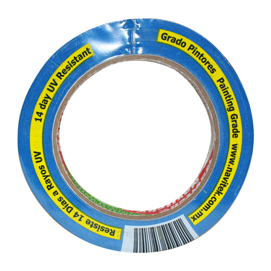 Cinta Masking Tape Navitek Color Azul de 24mm x 50m - 1 Pieza