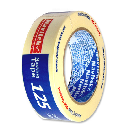 Cinta Masking Tape Navitek Janel Color Natural de 36mm x 50m - 1 Pieza