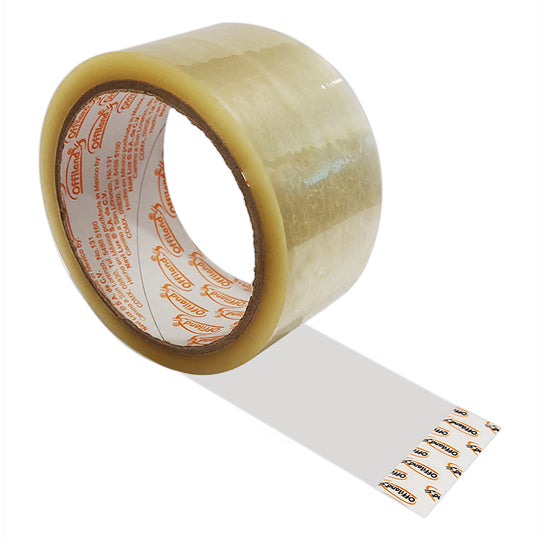 Cinta de Empaque Offiland Transparente de 48mm x 50m - Paquete con 6 piezas