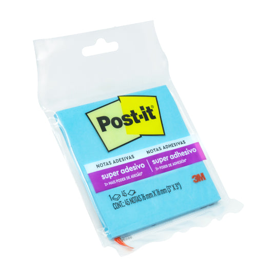Block de Notas Adhesivas Post-it, Surtido Neón - Block con 45 Notas