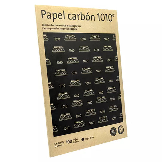 Papel carbón Pelikan 1010 tamaño carta color negro caja con 100 hojas