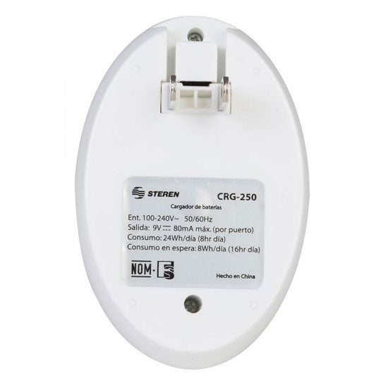 Cargador STEREN para 9v cargador + 2 9v steren
