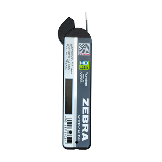 Puntillas ZEBRA HB 0.5 mm - 1 tubo con 12 puntillas