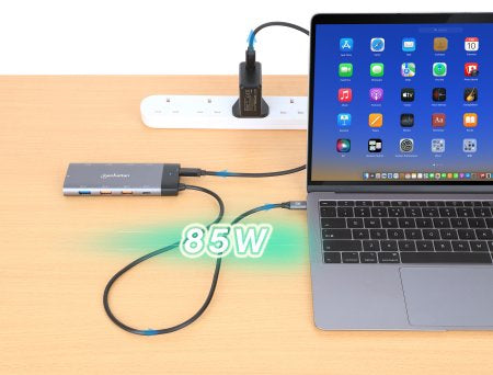 INTRACOM DOCKING USB-C 10PTOS 2XHDMI 5XUDOCK SB-A USB-C USB-C PD RJ45 LECTOR DOCKING USB-C 10PTOS 2XHDMI 5XU SB-A USB-C USB-C PD RJ45 LECTOR