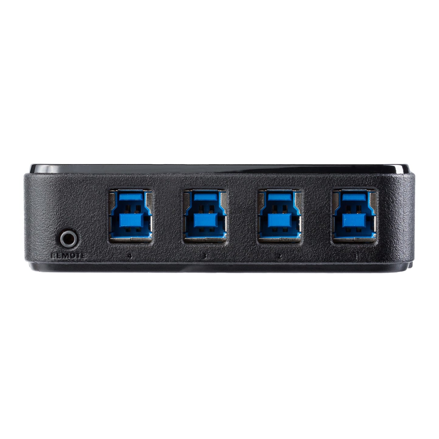 Switch Conmutador USB 3.0 STARTECH 4x4 para Compartir Dispositivos Periféricos - 5Gbps - 8 puertos USB, color negro