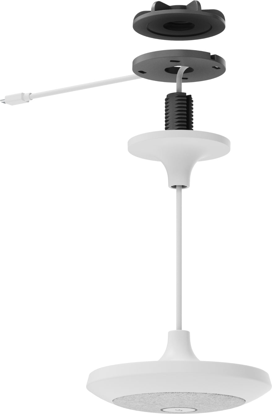 LOGITECH MIC POD PENDANT MOUNT-OFF- CPNT WHITE